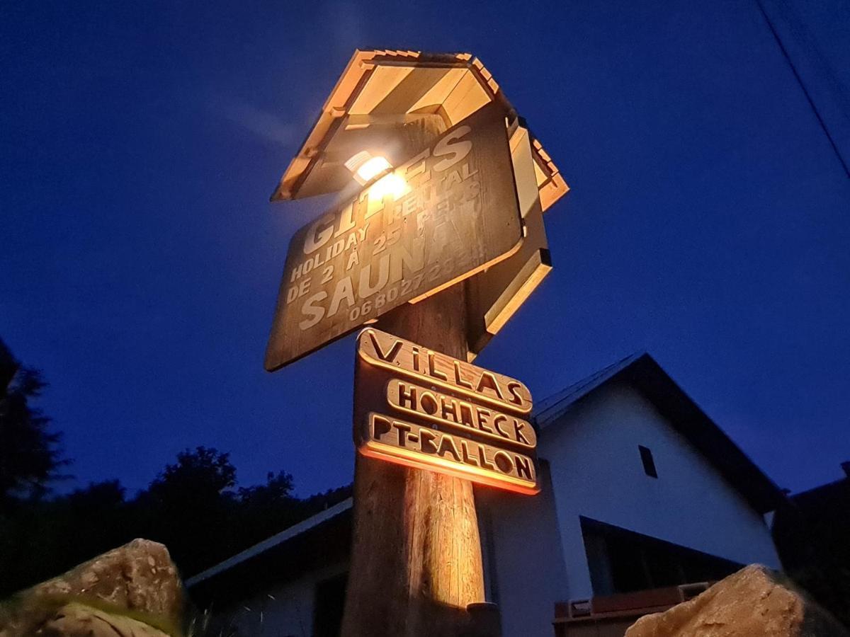 Locations des 3 sommets avec Sauna et Spa en Alsace Sondernach Extérieur photo