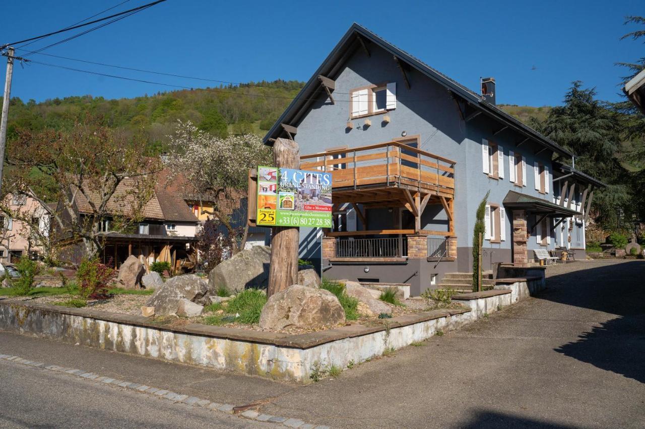 Locations des 3 sommets avec Sauna et Spa en Alsace Sondernach Extérieur photo